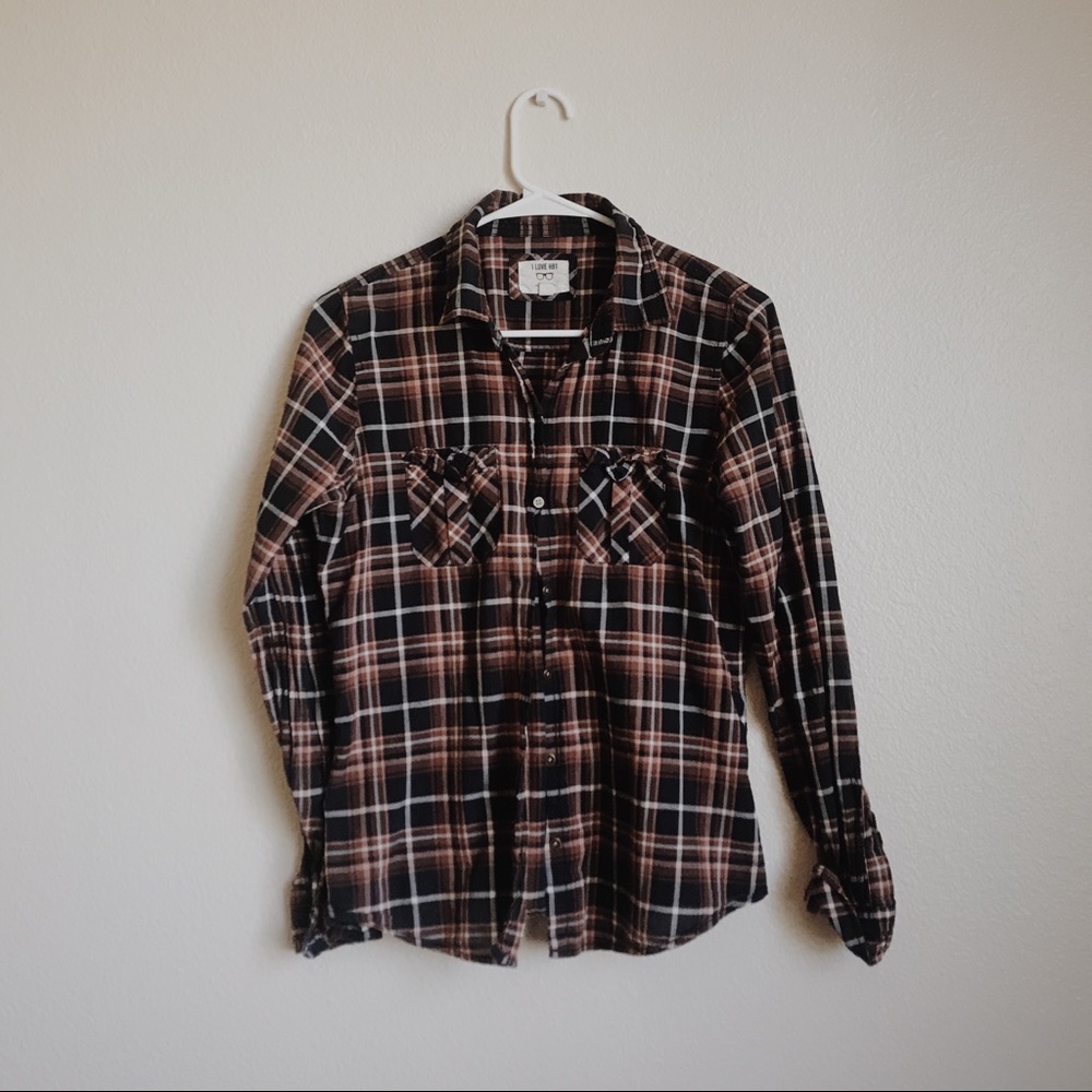 H81 forever 21 plaid top